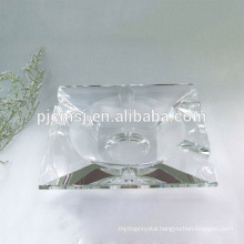 high quality K9 material top class luxury crystal ashtray OEM and ODM